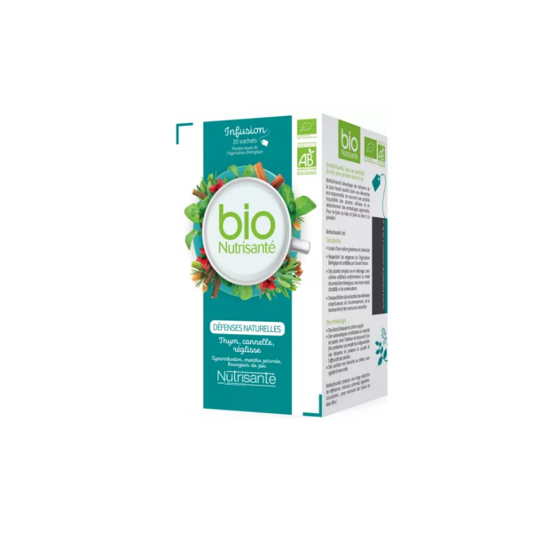 Infusion Bio Défenses Naturelles - Nutrisanté - 20 Sachets