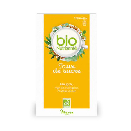 Organic Infusion, Sugar level, Nutrisanté 20 Sachets
