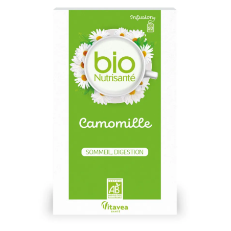 Infusion Bio Camomille - Nutrisanté - 20 Sachets