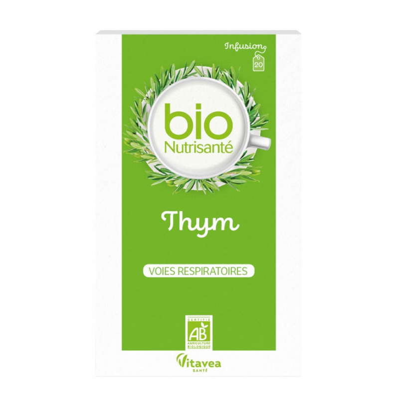 Organic Infusion, Thyme Nutrisanté, 20 Sachets