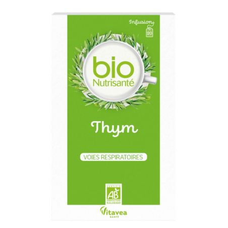 Organic Infusion, Thyme Nutrisanté, 20 Sachets