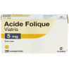 Folic Acid 5mg - Anemia - Viatris - 20 tablets