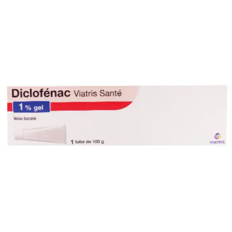 Diclofenac 1 % - Gel anti-inflammatoire - Viatris - 100g