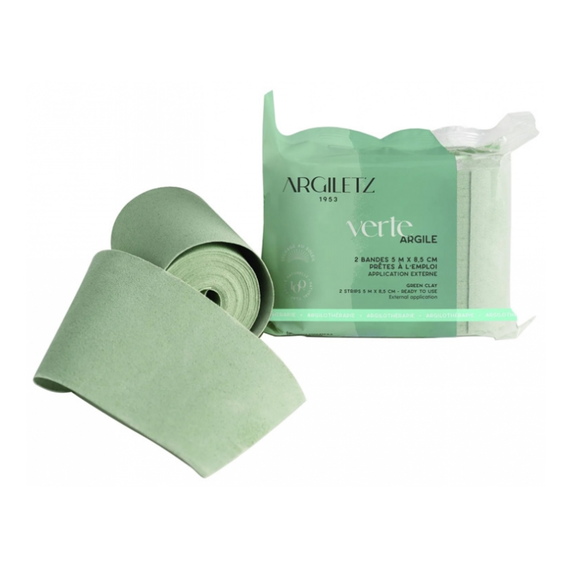 Green Clay Strip - Ready to use - Argiletz - 2 Strips
