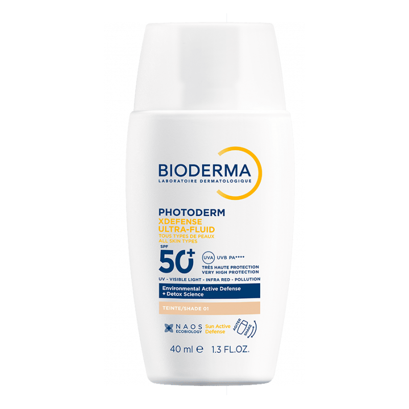 Photoderm XDefense SPF50+ Ultra-Fluide - Teint 1 - Bioderma - 40 ml
