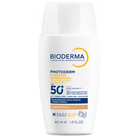 Photoderm XDefense SPF50+ Ultra-Fluid - Teinte 3 - Bioderma - 40 ml