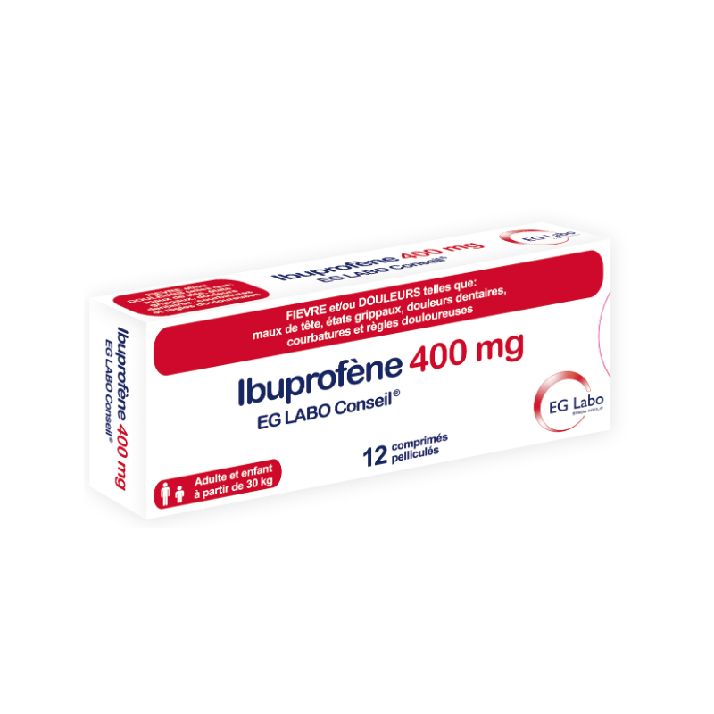 Ibuprofen EG Conseil 400 mg - 10 Comprimés Pelliculés