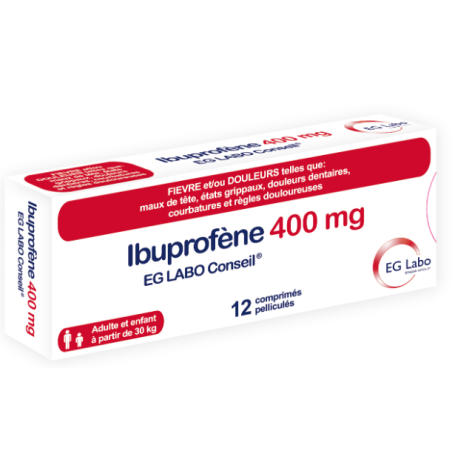 Ibuprofen EG Conseil 400 mg - 10 Film-coated Tablets