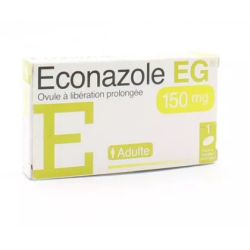 Econazole EG L.P. 150 mg - ovule à libération prolongée - 1 ovule