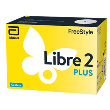 FreeStyle Libre 2 Plus Sensor - No-Prick Glucose Self-Monitoring - Abbott - 1 sensor for 15 days