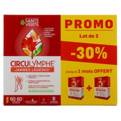 Circulymphe - Venous Circulation, Light Legs - Green Health - 2x60 Tablets - Up to 1 month free