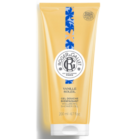 Gel Douche Bienfaisant - Vanille Soleil - Roger & Gallet - 200 ml