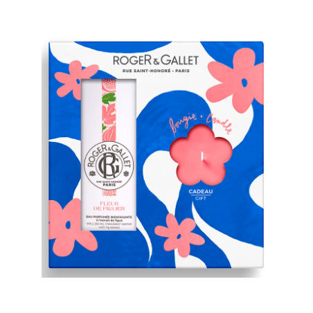 Coffret - Eau Parfumée + Bougie offerte - Fleur de Figuier - Roger Gallet -  100ml