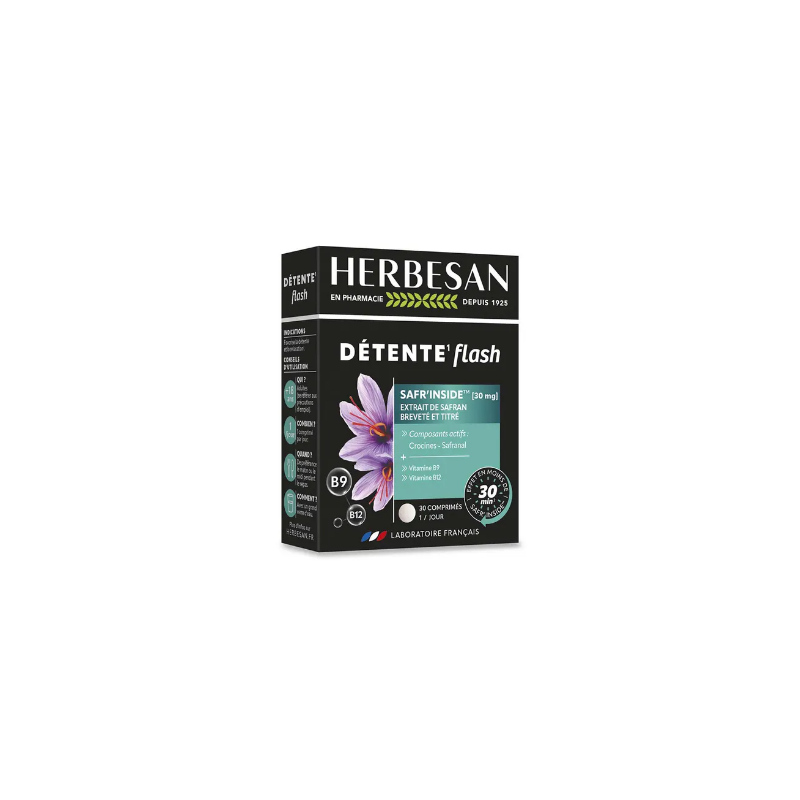 Flash Relaxation - Relaxation & Stress - Herbesan - 30 tablets