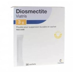 Diosmectite Viatris 3g - Diarrhea - Drinkable Suspension - 30 sachets