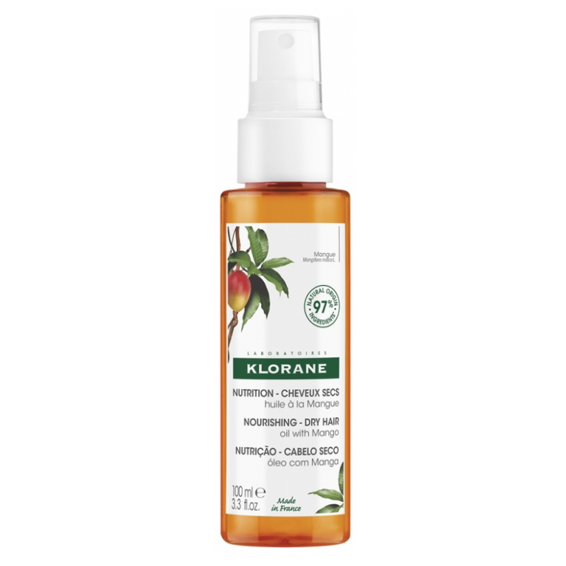 Huile à la Mangue - Cheveux Secs - Klorane - 100 ml