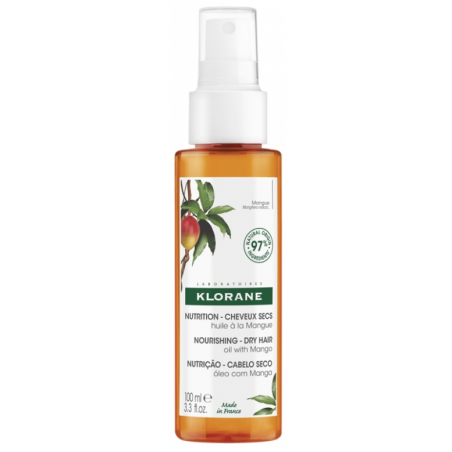 Huile à la Mangue - Cheveux Secs - Klorane - 100 ml
