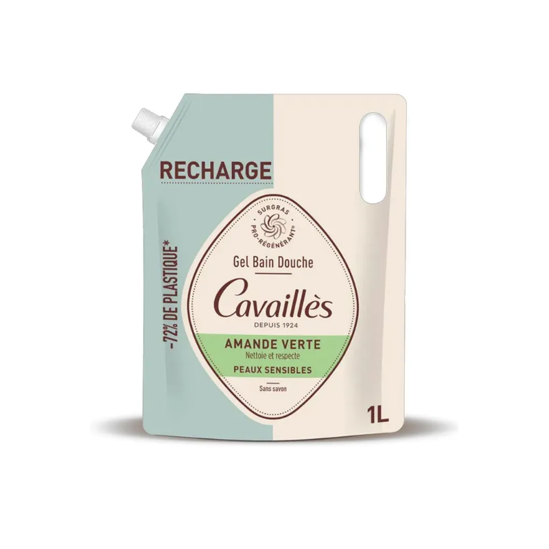Bath and Shower Gel Refill - Green Almond - Rogé Cavaillès - 1L