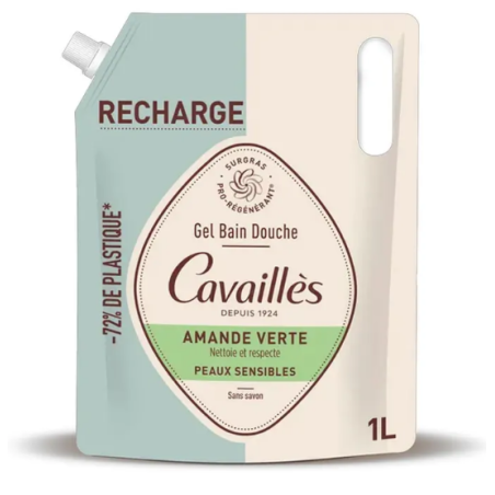 Bath and Shower Gel Refill - Green Almond - Rogé Cavaillès - 1L