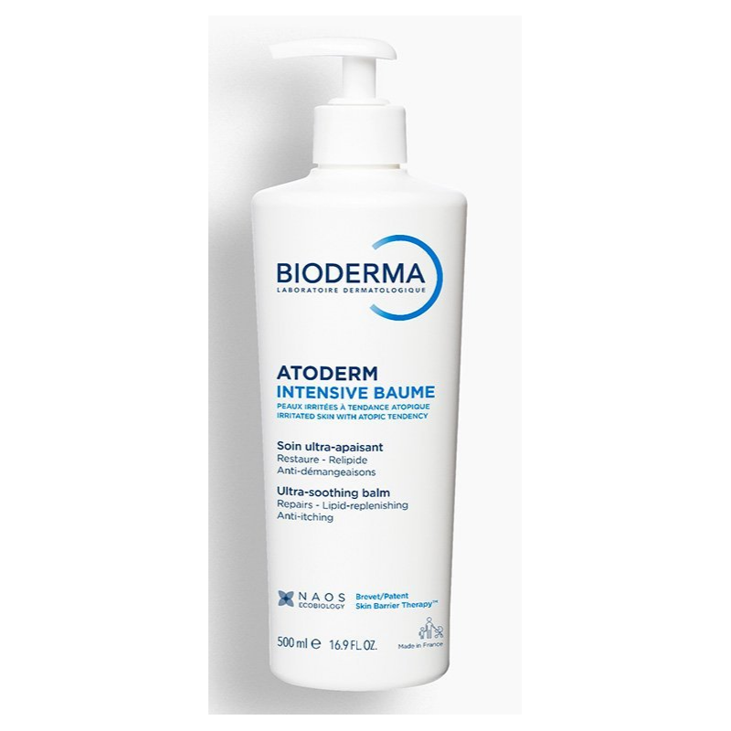 Baume Atoderm Intensive - Soin Émollient Apaisant - Peaux Atopiques - Bioderma - 500 ml