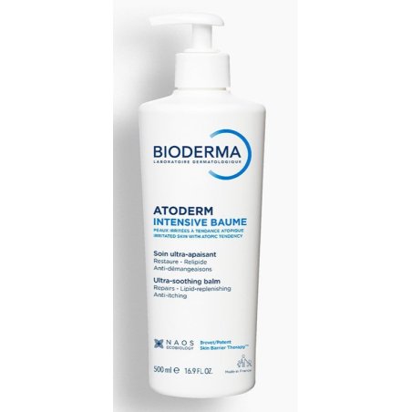 Atoderm Intensive Balm - Soothing Emollient Care - Atopic Skin - Bioderma - 500 ml