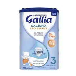Lait Calisma Croissance - 3eme Age - Des 12 Mois - Gallia - 800 G