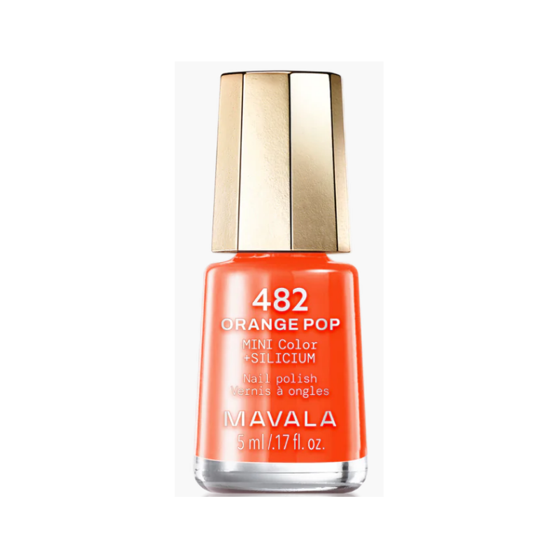 Vernis à Ongles - Orange Pop - n°482- Mavala - 5ml
