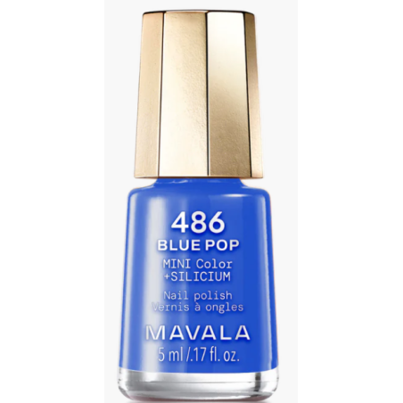 Vernis à Ongles - Blue Pop - n°486- Mavala - 5ml