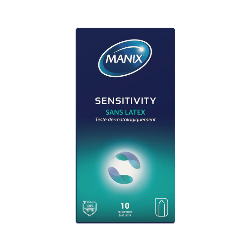 Sensivity Condoms Latex-Free - Manix - 10 Condoms