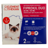 Fiprokil Duo - Chats de 1 à 6  kg - Clément Thékan - 2 Pipettes