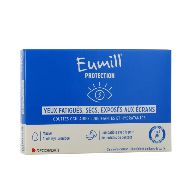 Eumill Protection - Tired & Dry Eyes - 10 Unidodes of 0.5 ml