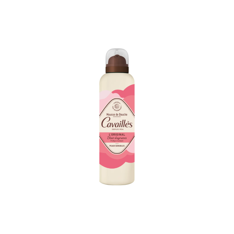Mousse de Douche L'original - Elixir d'Agrumes - Peaux Sensibles - Cavaillès -200 ml