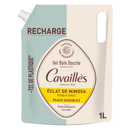 Bath and Shower Gel Refill - Eclat de Mimosa - Cavaillès - 1L
