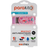 Bracelet Enfant + 3 ans -  Anti Moustiques - Parakito - 1 Bracelet - 2 Recharges