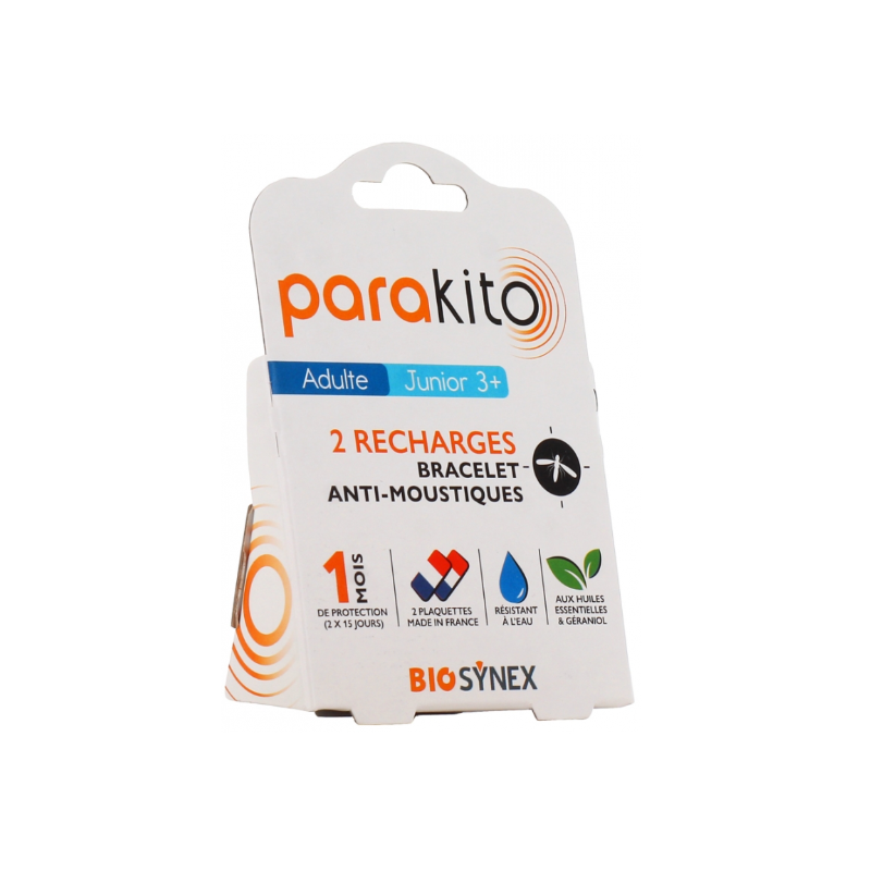 Recharge Bracelet Anti-moustiques - Parakito - 2 Recharges