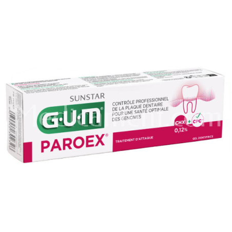 Gel Dentifrice Paroex - Traitement D'Attaque - G.U.M - 75 ml