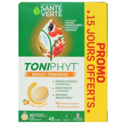 Toniphyt Boost - Booster Le Tonus - Santé Verte - 45 comprimés effervescents