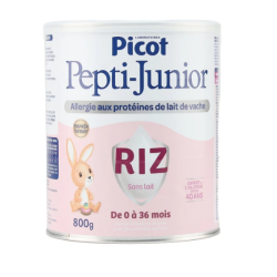 Pepti-Junior Riz (Nouvelle Formule) - De 0 à 36 Mois - Picot - 800g