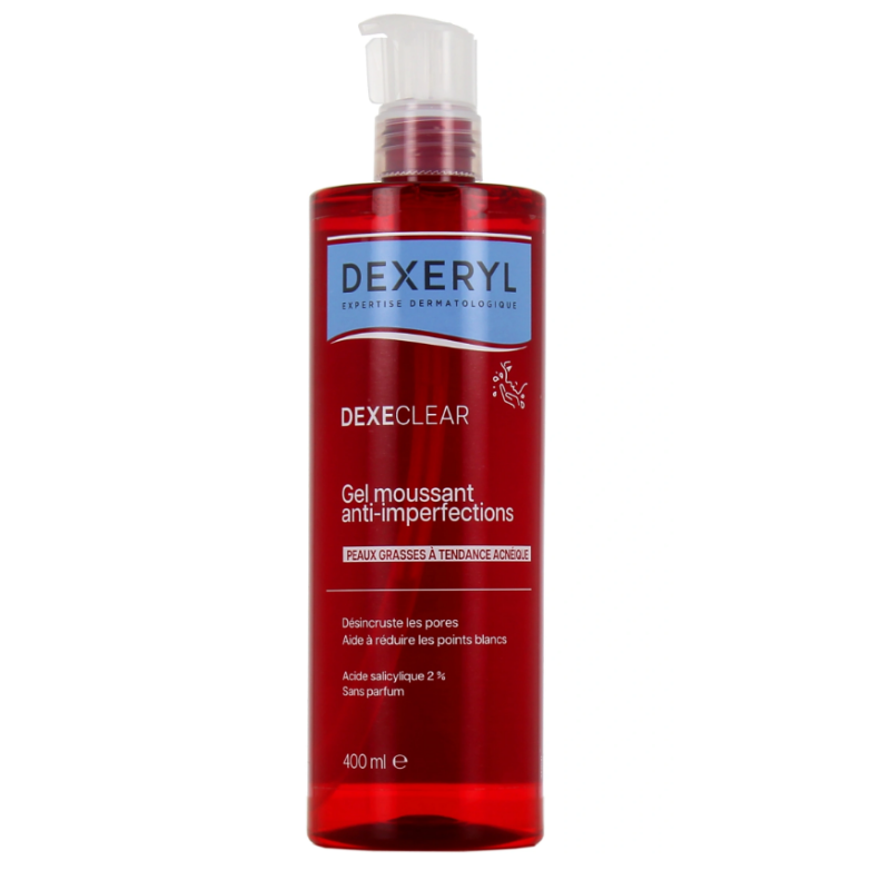 Dexeclear Gel Moussant Anti-Imperfections - Dexeryl - 400 ml