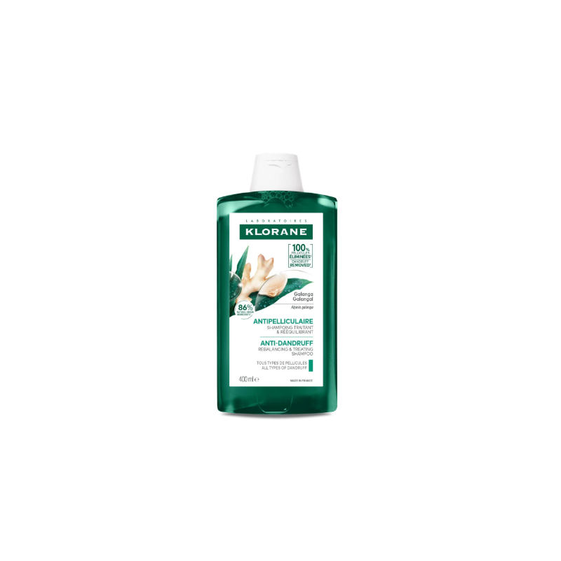 Galangal Rebalancing Shampoo - Anti-Dandruff - Klorane - 400 ml