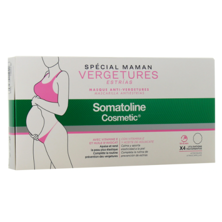 Anti-stretch mark mask - Soothing - Somatoline - 4 masks