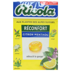 Pastilles à Sucer - Réconfort - Citron Menthol - Ricola - 50g