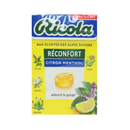 Lozenges - Comfort - Lemon Menthol - Ricola - 50g
