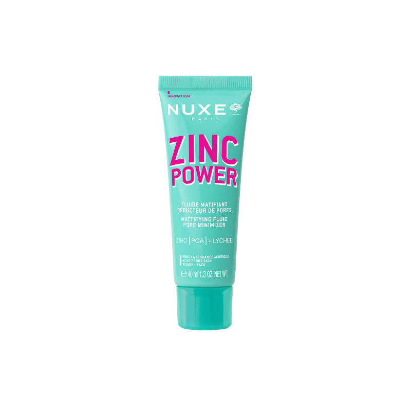Fluide Matifiant Réducteur de Pores - Zinc Power - Nuxe - 40 ml