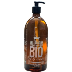 Gel Douche Surgras - Lait de Chèvre Bio - Les Petits Bains de Provence - 1L