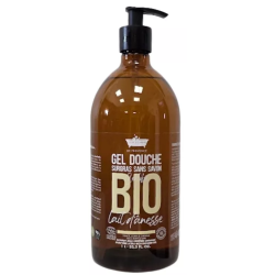 Ultra-rich shower gel - Organic donkey milk - Les Petits Bains de Provence - 1L