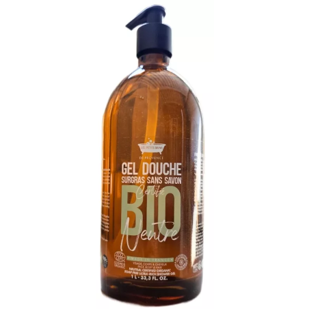 Ultra-rich shower gel - Organic neutral - Les Petits Bains de Provence - 1 L
