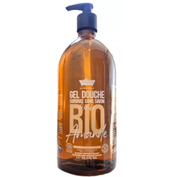 Gel Douche Surgras - Amande Bio - Les Petits Bains de Provence - 1L