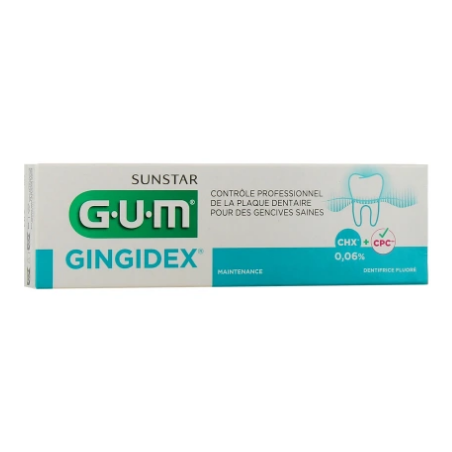 Gingidex Toothpaste - Dental Plaque - Healthy Gums - GUM - 75 ml