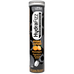 HydraFizz - Hydra+Sport - Goût Orange - UPSA - 16 Pastilles